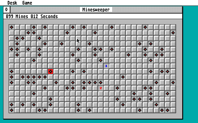 Ultimate Minesweeper (The) atari screenshot